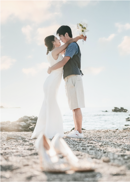 Hochzeit am Strand auf der Insel Aero
